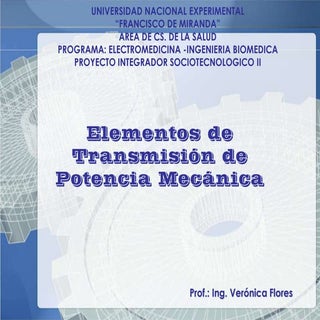 Elementos de transmisión de potenci...