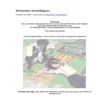 Elementos MorfolóGicos