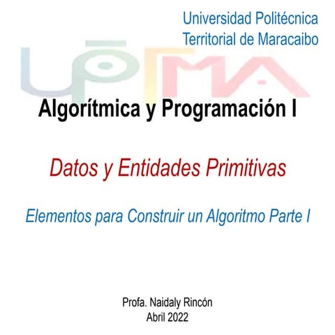Elementos para Construir Algoritmos I Parte.pptx