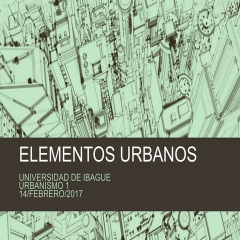 Elementos urbanos