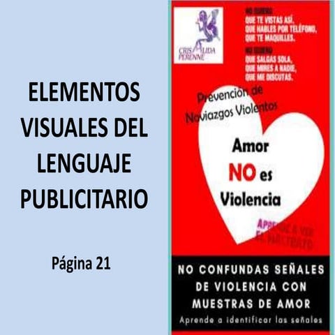 Elementos visuales del lenguaje publicitario