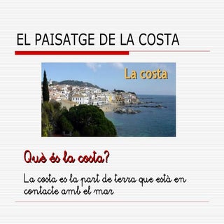 Elements del paisatge de costa