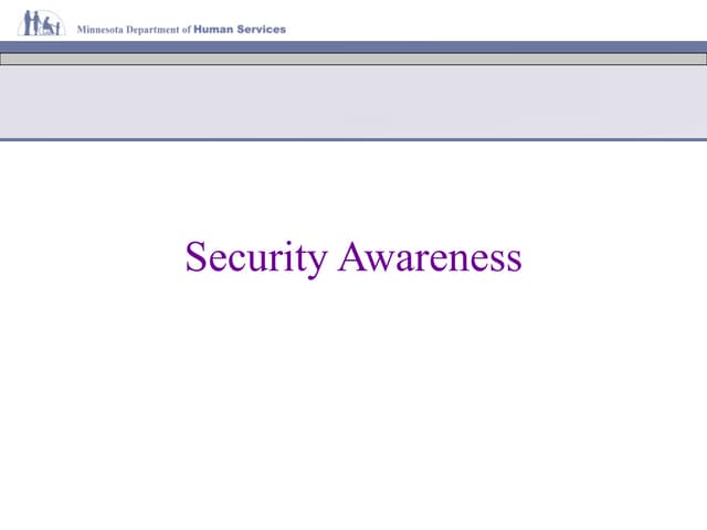 Elements of an Information Security Awareness Program
