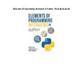 Elements of Programming Interviews in Python: The Insiders Guide