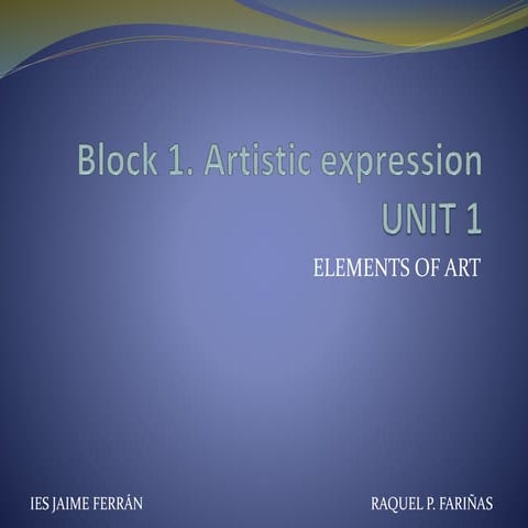 Elements 1