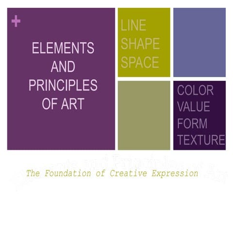Elements + principles = composition | PDF