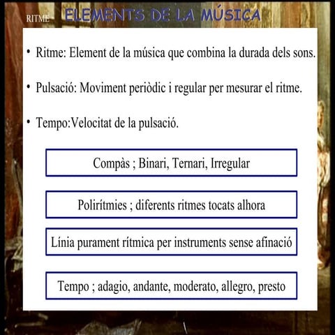 Elements de la música