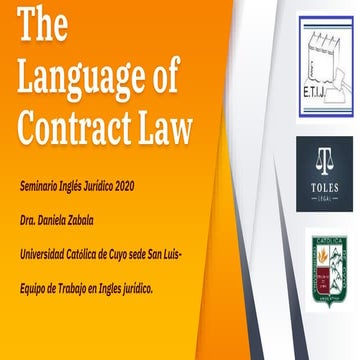 Lecture 13 contract law | PPT
