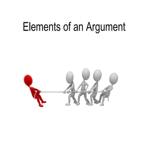 Elementsof anargument ppt