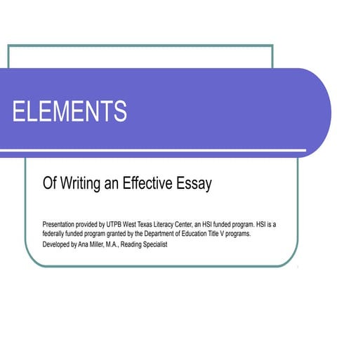 Elementsofaneffectiveessay