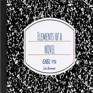 Elements of a novel