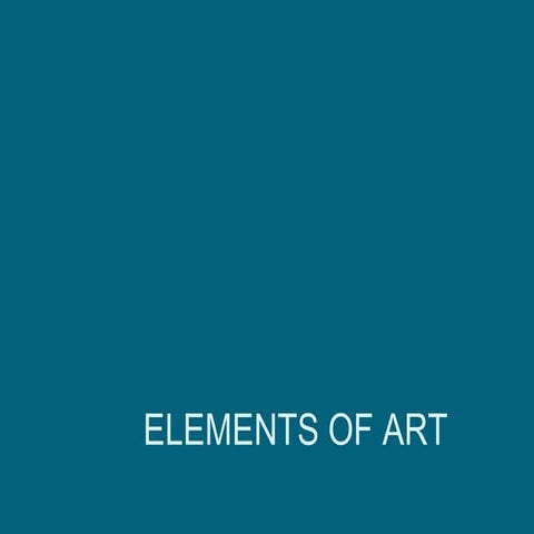 Elements of art