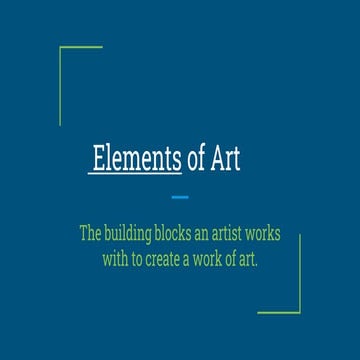 Elements of Art  | Alex Noudelman