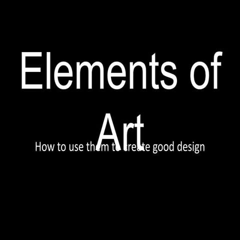 Elements of art/design