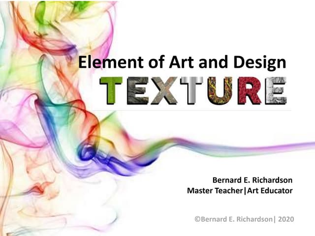 Element of art - texture