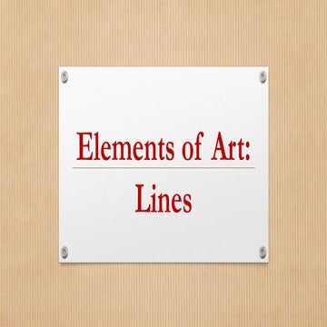 Elements of Arts