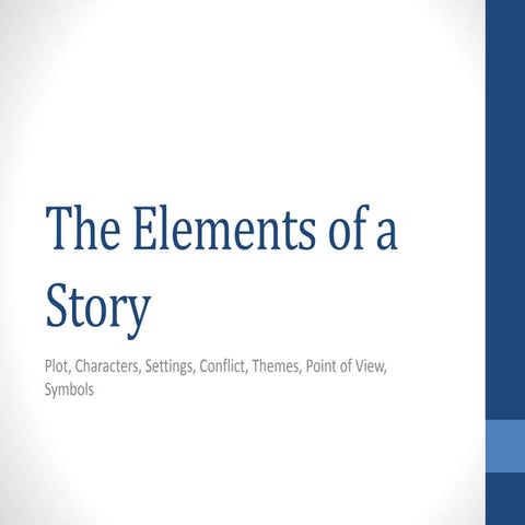 Elements of a story