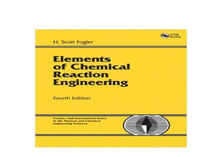 ~[DOWNLOAD_E-BOOK]~ Elements of Chemical Reaction Engineering 4th Edi…