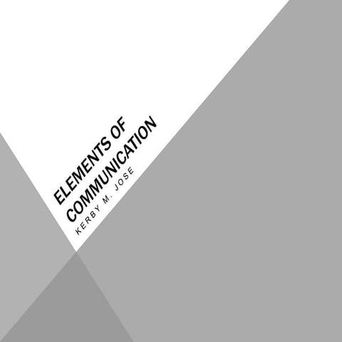 Elements of communication