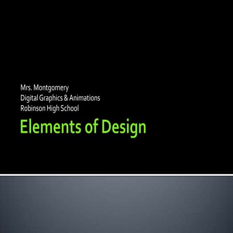 Elements of Design