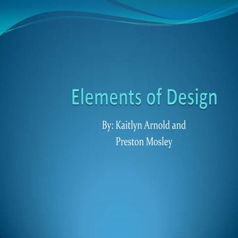 Elements of design