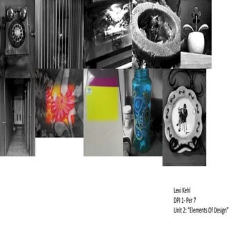 Unit 2 Elements of design