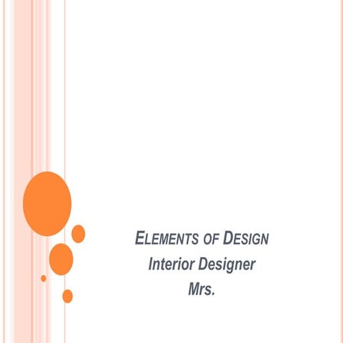 Elements of design