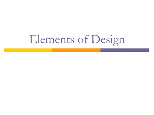 Elements of Design 1.ppt