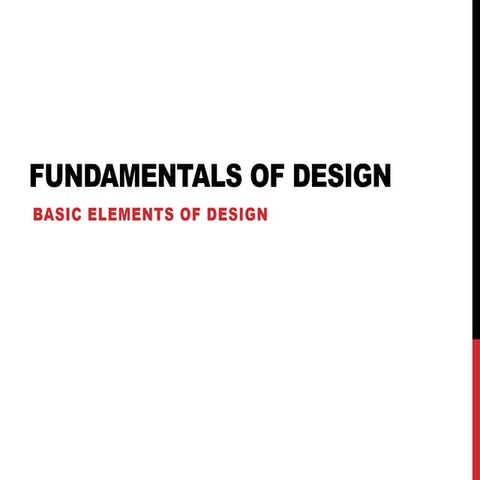 Elements of design-Color