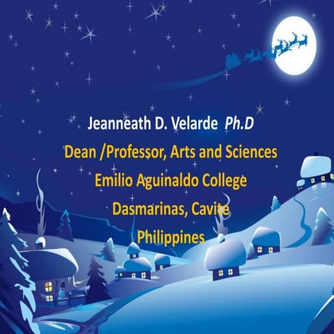 Literature - Elements of Fiction (Dr. Jeanneath D. Velarde)