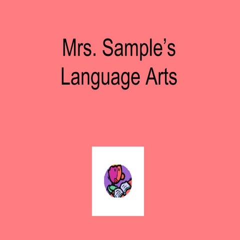 Elements of Fiction- Presentation/Notes