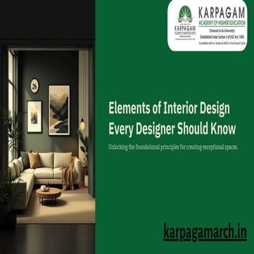 Mastering the 7 Core Elements of Interior Design for Exceptional Spaces ...