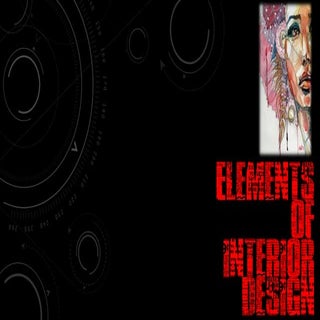 Elements of interior design 