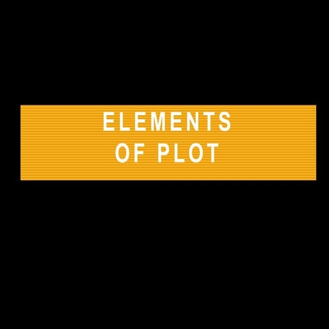 Elements of plot 