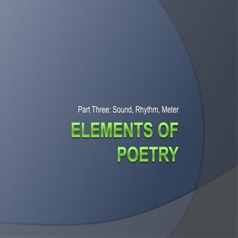 Elementsofpoetry part3
