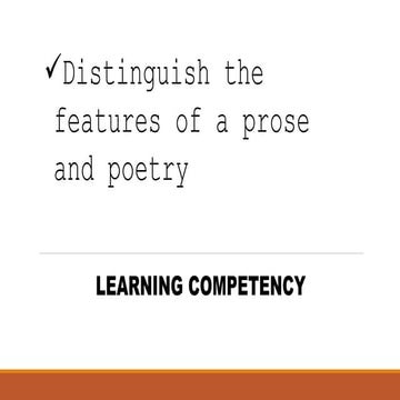 Elements of prose