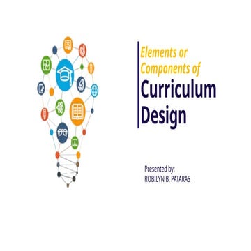 Components of Curriculum | PPTX