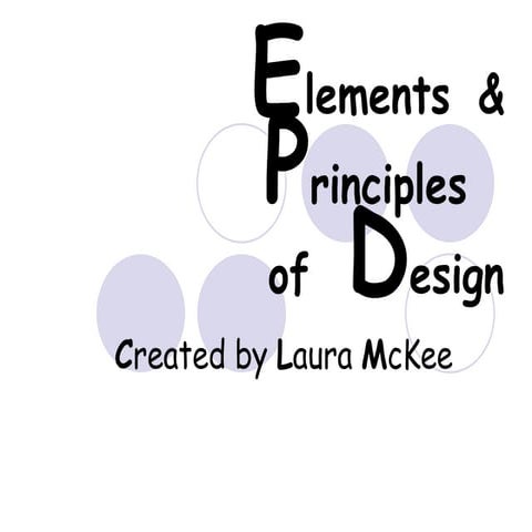 Elements & Principles