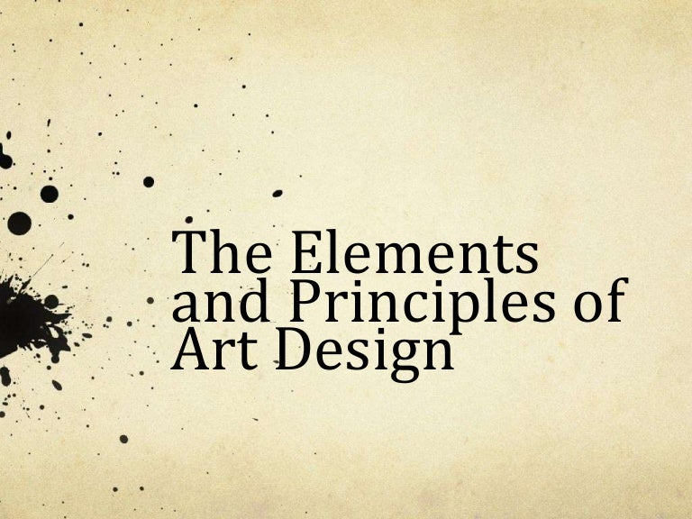 elements principles of art design powerpoint