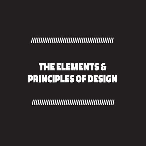 Elements & Principles of Design