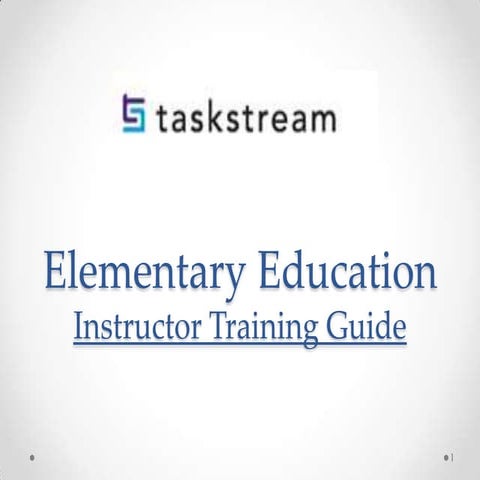 Elem ts faculty instructional guide revised 10.18.13