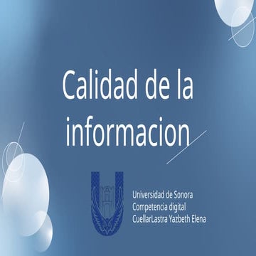 Aprendiendo a identificar información confiable y útil en la web