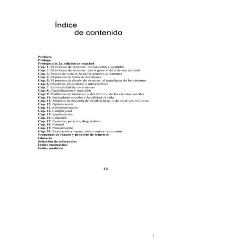 El enfoque de sistemas: introducción  y ejemplos. capitulo 1.