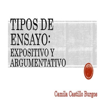 El ensayo ppt