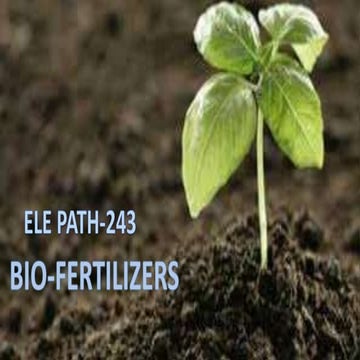Biofertilizers
