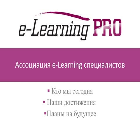 E-Lerning Pro встреча 25.06
