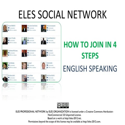 ELES NETWORK HOW TO JOIN