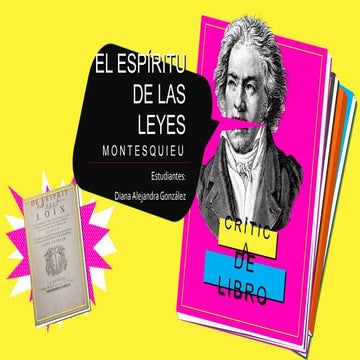 El espíritu de las leyes | PPTX