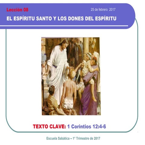 El Espíritu Santo y los dones del Espíritu