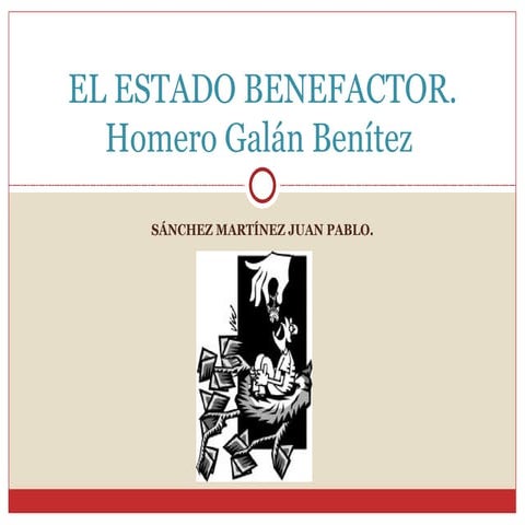 El estado benefactor 1